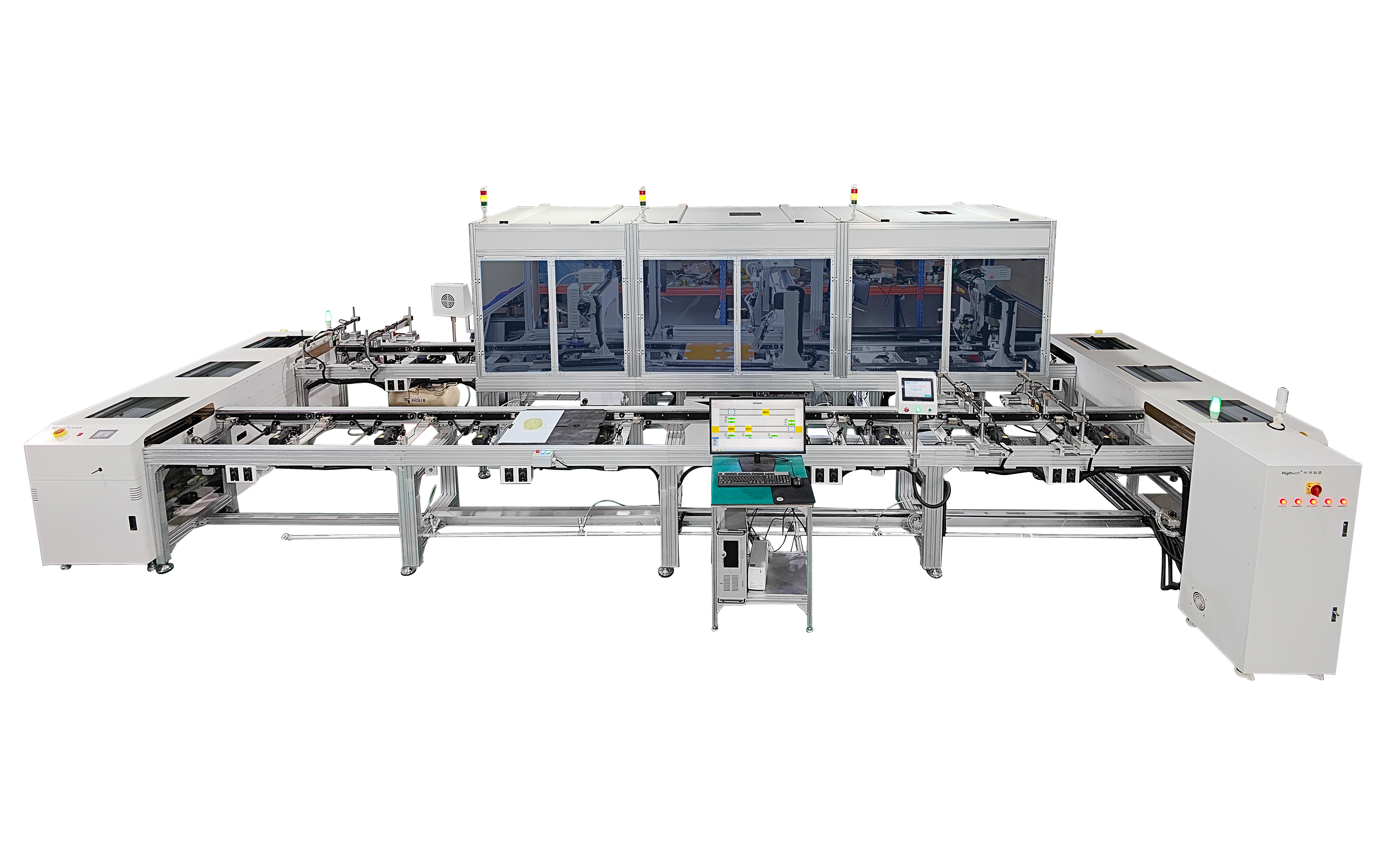 Automatic plate + dispensing + laminating 3-in-1 automatic line